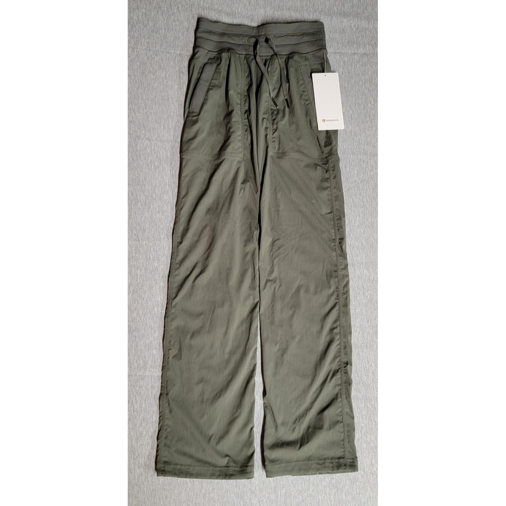 Lululemon Dance Studio Pants Green Mid-Rise Regular Size 0 Jogger